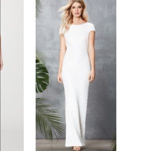 Dress the population Teresa body-con dress white